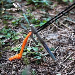 Boundless Voyage 20 24 30 35 40CM Heavy Duty Titanium Alloy Camping Tent Stakes Peg for Outdoor Trip Hiking Gardening Ti4013P