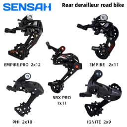 SENSAH Road Bike Rear Derailleur 9/10 /11 /12 Speed Short/Medium Leg Carbon Dial EMPIRE PRO SRX PHI for Road Bicycle New