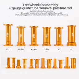 Bicycle Quick Release Thru Axle Hub Bearing Installation Removal Tool Bike XD DT350 Freehub Hub Body DT Ratchet Star Repair Tool