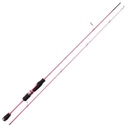 Kawa Carbon Fiber Fishing Rod Super Light Pink Color Super Soft Rod UL Action 2 Sections Portable For Fishing