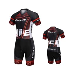 Short Sleeve Triathlon Suit Men'S One Piece Skinsuit Outdoor Racing Jumpsuit Cycling Running Tights Conjunto Deportivo Hombre