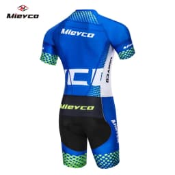 Short Sleeve Triathlon Suit Men'S One Piece Skinsuit Outdoor Racing Jumpsuit Cycling Running Tights Conjunto Deportivo Hombre