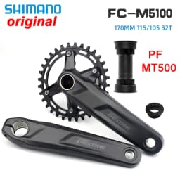 SHIMANO Deore FC M5100 Crankset 1x11Speed MTB Sprocket Mountain Bike Crankarm 170/175mm 34T/36T 11V Crankit BB MT500 MT501 BB52
