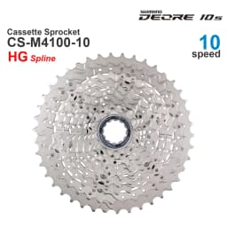 SHIMANO DEORE M4100 10v Cassette Sprocket CS-M4100 10-Speed - HYPERGLIDE -11-46T, 11-42TOriginal