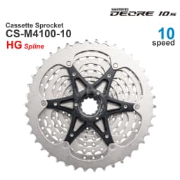 SHIMANO DEORE M4100 10v Cassette Sprocket CS-M4100 10-Speed - HYPERGLIDE -11-46T, 11-42TOriginal