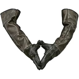 Animal Handling Gloves Bite Proof Kevlar Reinforced Leather for Dog,Cat Scratch,Falcon,Grabbing,Reptile,Snake