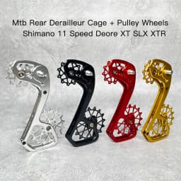 Mtb Rear Derailleur Cage Pulley Wheels for Shimano 11speed Derailleur Oversized Bearing For Deore XT SLX XTR M7000 M8000 M9000