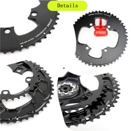 STONE Double Chainring BCD 107mm 4 Bolts 48T 33T 50T 37T 46T for FORCE ETAP AXS Power Meter 12 Speed Flattop Chain Cranks Ring