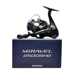 SHIMANO Reel MIRAVEL Spinning Fishing Reel 5+1BB 5.0:1/6.2:1 Ratio Metal Spool 3-11KG Power HGN Gearing Saltewater Fishing Reels