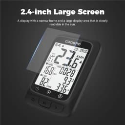 COOSPO BC107/BC26 Bike Computer GPS Wireless Bicycle Cycling Odometer Speedometer 2.4"FSTN Bluetooth5.0 ANT+  GPS BDS
