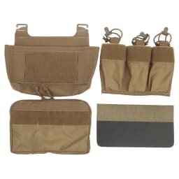 Tactical G-hook DOPE Front Flap Double Stack Abdominal Fanny Pack Triple Magazine Insert Kangaroo Pouch FCPC FCSK Carrier Vest