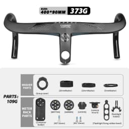 TOSEEK TR5500 Bicycle Handlebar T800Carbon Handlebar Integrated Road 28.6mm Integrated Road Handlebar With Bike Computer Holder