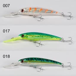 Noeby Minnow Trolling Fishing Lure 3pcs 120mm 140mm 160mm Slow Sinking Wobblers Hard Bait Set Saltwater Fishing Tackles Lures