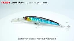 Noeby Minnow Trolling Fishing Lure 3pcs 120mm 140mm 160mm Slow Sinking Wobblers Hard Bait Set Saltwater Fishing Tackles Lures