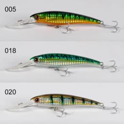 Noeby Minnow Trolling Fishing Lure 3pcs 120mm 140mm 160mm Slow Sinking Wobblers Hard Bait Set Saltwater Fishing Tackles Lures