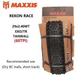 MAXXIS REKON RACE(M355RU) Tyre 27.5/29 x 2.0/2.25/2.35/2.4WT/2.4 Bicycle Folding Tire Anti Puncture For MTB  Original Bike Parts