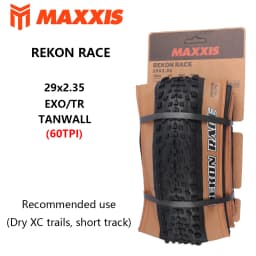 MAXXIS REKON RACE(M355RU) Tyre 27.5/29 x 2.0/2.25/2.35/2.4WT/2.4 Bicycle Folding Tire Anti Puncture For MTB  Original Bike Parts
