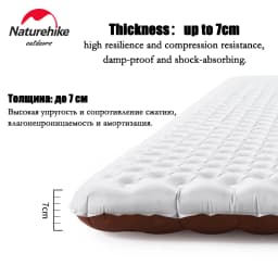 Naturehike Air Mats R Value 5.8 Outdoor Sleeping Pad Ultralight Travel Camping Mattress 1 Person Air Cushion Hiking Trekking