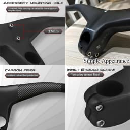 RXL SL MTB Carbon Integrated Handlebar and Stem 28.6mm-17 Degree 760/780/800mm Mountain Bike Handles Bar for Bicycle MTB Handle