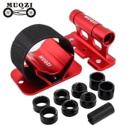 MUQZI Bike Fork Mount Rack Car Roof Rack Car Carrier Bracket MTB Road Folding Bicycle Quick Release Thru Axle Mount Adapter