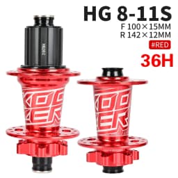 Koozer Bicycle Hub XM490 Hubs Sealed 4 Bearing MTB Mountain Bike Hub Rear Hub 10*135mm QR 12*142mm 28 32 36 Holes Disc Brake