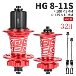 Koozer Bicycle Hub XM490 Hubs Sealed 4 Bearing MTB Mountain Bike Hub Rear Hub 10*135mm QR 12*142mm 28 32 36 Holes Disc Brake