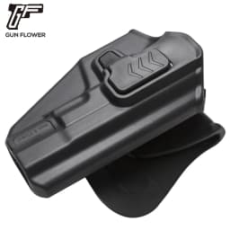 OWB Holster for CZ 75B 75 Campact, CZ P10C, CZ P09 Pistol Tactical Index Release Polymer Holster with Paddle,Right Hand,Gun Bags