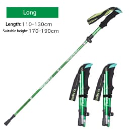 Collapsible Walking Sticks 2Pcs Ultralight Trekking Poles Hiking Travel Anti Shock Alpinism Pole Telescopic Pole Outdoor Running