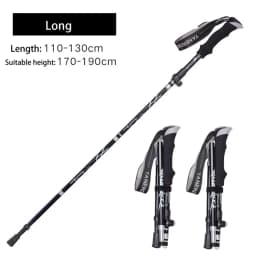 Collapsible Walking Sticks 2Pcs Ultralight Trekking Poles Hiking Travel Anti Shock Alpinism Pole Telescopic Pole Outdoor Running