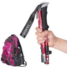 Collapsible Walking Sticks 2Pcs Ultralight Trekking Poles Hiking Travel Anti Shock Alpinism Pole Telescopic Pole Outdoor Running