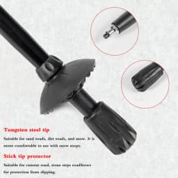 Collapsible Walking Sticks 2Pcs Ultralight Trekking Poles Hiking Travel Anti Shock Alpinism Pole Telescopic Pole Outdoor Running