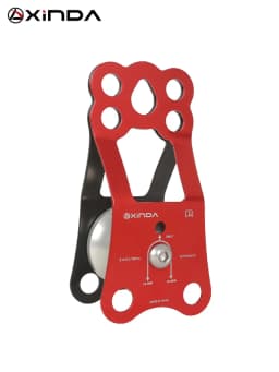 Xinda Rope Knot Large Pulley Group Big Roller Cross Transportation Rescue Cross Section Pulley Outdoor Rock Climbing Equipment
