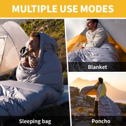 Naturehike CW400 Sleeping Bag Winter Lightweight 650FP Duck Down Sleeping Bag Ultralight Waterproof Hiking Camping Sleeping Bag
