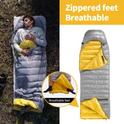 Naturehike CW400 Sleeping Bag Winter Lightweight 650FP Duck Down Sleeping Bag Ultralight Waterproof Hiking Camping Sleeping Bag