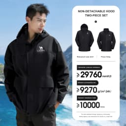 GOLDEN CAMEL Hiking Jackets for Women Men Three-in-one Windproof Waterproof Fleece Jacket Winter Mountaineering Coats Clothing