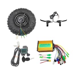 Electric Wheelbarrow Hub Motor Kit 24V 36V 48V 350W 500W All Terrain Off Road Rough Tyre Wheel 14.5"