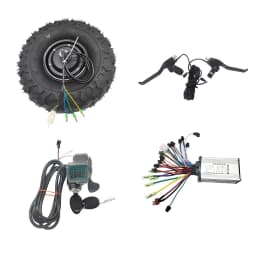 Electric Wheelbarrow Hub Motor Kit 24V 36V 48V 350W 500W All Terrain Off Road Rough Tyre Wheel 14.5"