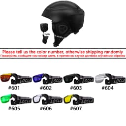 LOCLE Ski Helmet Men Women CE Safety In-mold Skiing Snowboard Skateboard Snowmobile Helmet Size S/M/L/XL