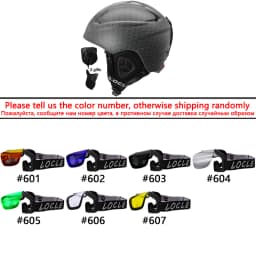 LOCLE Ski Helmet Men Women CE Safety In-mold Skiing Snowboard Skateboard Snowmobile Helmet Size S/M/L/XL
