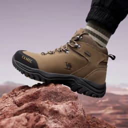 GOLDEN CAMEL Waterproof Hiking Shoes High TopTactical Military Hiking Boots Anti-Slip Man Sneakers Trekking Shoes For Men 2023