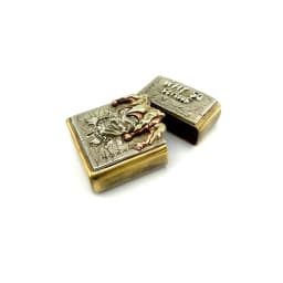 EDC Lighter Storage Case Poker Clown Brass