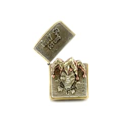EDC Lighter Storage Case Poker Clown Brass