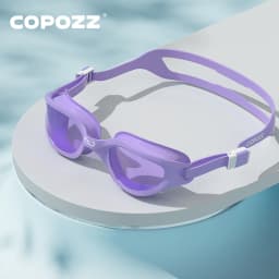Copozz Swimming Goggles Waterproof VISTEX Anti Fog Mirrored Adjustable Silicone Swim Glasses Professional Swim Equipment Eyewear