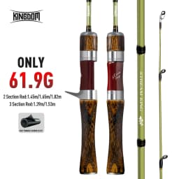 Kingdom Fishing Rods STREAM KING Ultralight 62g Spinning Casting 1.45 1.65 1.39 1.53m UL Baitcasting Travel Stream Fishing Rod