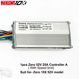 Original Zero 10X Electric Scooter 52V 25A Speed Limit Controller for Zero 10X 52V 18.2Ah 52V 23Ah Electric Scooter ZERO Part