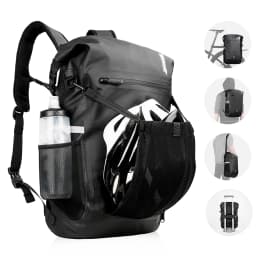 Rhinowalk 22L Waterproof Bike Pannier Bag Portable Cycling Backpack Bicycle Rear Rack MTB Trunk Bag Pack Luggage Carry