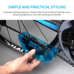 ThinkRider Chain Cleaner Cleaning Bicycle 3D Chain Brush Wash Tool Set MTB Bike Protection Oil Bike Chain for Mountain