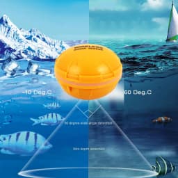 WiFi Wireless Smart Fishfinder Sonar IOS Android Smartphone Fish Finder Shore Tablet Boat 125KHz Lake 36M App Sea