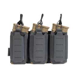 Triple Mag Pouch Open-Top Rifle Mag Pouches and Pistol Magazine Pouches for M4 M16 AK Molle Backpack Airsoft Gear