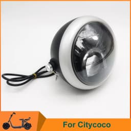 New Citycoco 60V Head Light LED Lamp Bead With Glass Lens For Citycoco Electric Scooter Headlamp